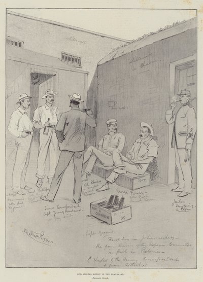 Notre artiste spécial au Transvaal - Melton Prior